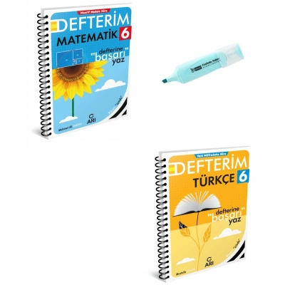 6.Sınıf Matematik Ve Türkçe Akıllı Defterim
