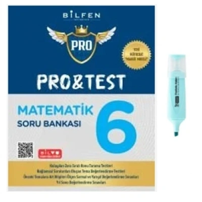 6.Sınıf ProTest Matematik Soru Bankası Yeni Müfredat