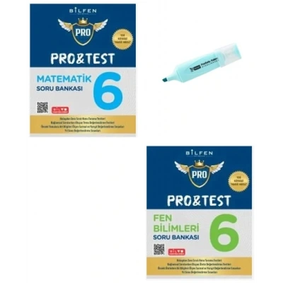 6.Sınıf ProTest Matematik Ve Fen Bilimleri Soru Bankası Yeni Müfredat