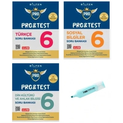 6.Sınıf ProTest Türkçe Sosyal Din Kültürü Soru Bankası Yeni Müfredat