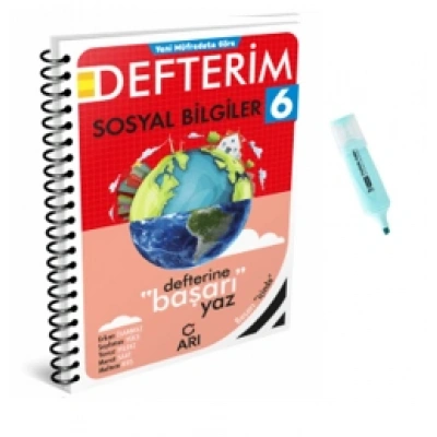 6.Sınıf Sosyal Bilgiler Akıllı Defterim (Yeni Müfredat)