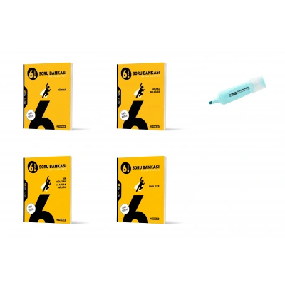 6.Sınıf Türkçe Sosyal Bilgiler Din Ve İngilizce Soru Bankası (Yeni Müfredat)