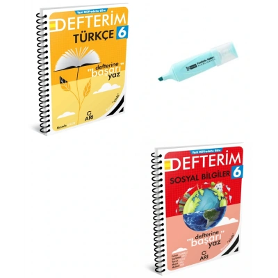 6.Sınıf Türkçe Ve Sosyal Bilgiler Akıllı Defterim
