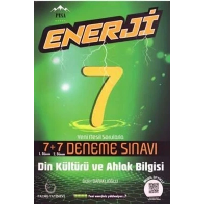 7. Sınıf Enerji Din Kültürü ve Ahlak Bilgisi 7+7 Deneme Sınavı