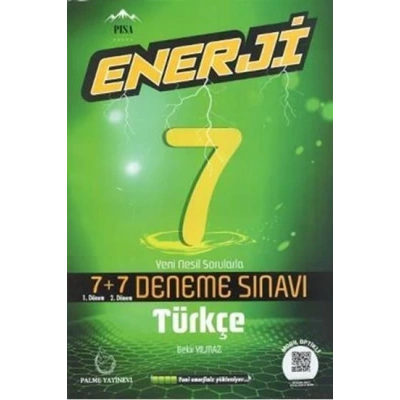 7. Sınıf Enerji Türkçe 7+7 Deneme Sınavı