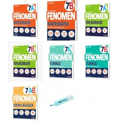 7. Sınıf Matematik A-B Fen A-B Türkçe A-B Sosyal Bilgiler Soru Bankası