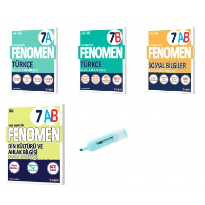 7. Sınıf Türkçe A-B Sosyal Bilimler ve Din Kültürü Soru Bankası