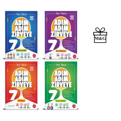 7.Sınıf Adım Adım Matematik Fen Bilimleri Türkçe Ve Sosyal Bilgiler Konu Anlatımlı