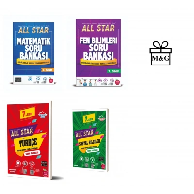 7.Sınıf All Star Matematik Fen Bilimleri Türkçe Ve Sosyal Bilgiler Soru Bankası