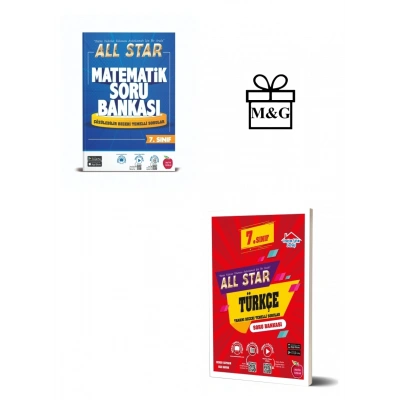 7.Sınıf All Star Matematik Ve Türkçe Soru Bankası