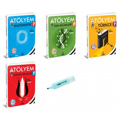 7.Sınıf Matematik Fen Bilimleri Türkçe Ve Sosyal Atölyem Soru Bankası