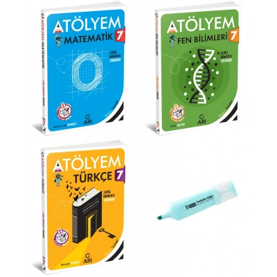 7.Sınıf Matematik Fen Bilimleri Ve Türkçe Atölyem Soru Bankası