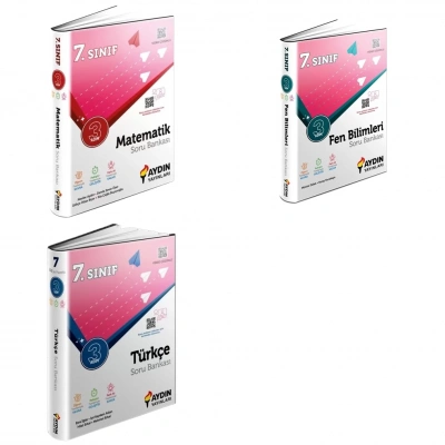 7.Sınıf Matematik Fen Türkçe 3 Adım Soru Bankası