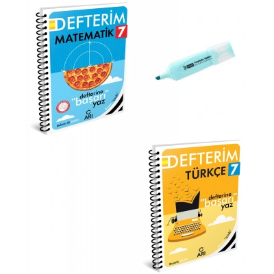 7.Sınıf Matematik Ve Türkçe Akıllı Defterim
