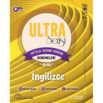 7.Sınıf Ultra Serisi İngilizce Deneme Kitabı (48 FÖY)