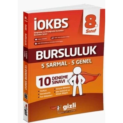 8. Sınıf İOKBS Bursluluk 10 Deneme Sınavı