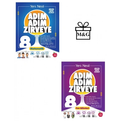 8.Sınıf Adım Adım Matematik Ve Fen Bilimleri Konu Anlatımlı