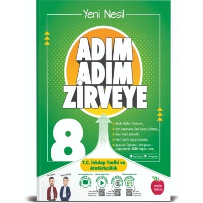 8.Sınıf Adım Adım TC. İnkılap Tarihi Ve Atatürkçülük Konu Anlatımlı