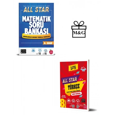 8.Sınıf All Star Matematik Ve Türkçe Soru Bankası