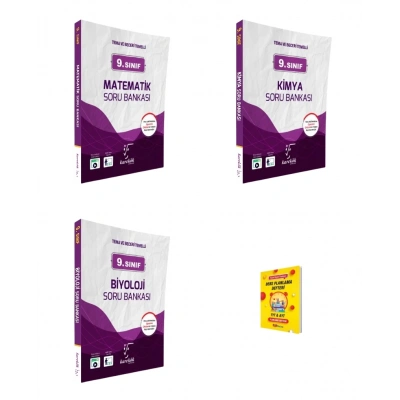 9. Sınıf 2025 Matematik Kimya Biyoloji Soru Bankası