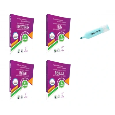 9.Sınıf Matematik Fizik Kimya Biyoloji MPS (Yeni Müfredat)