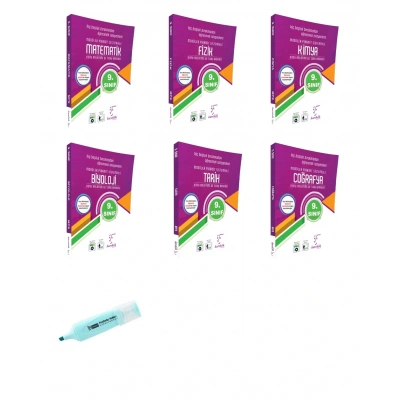 9.Sınıf Matematik Fizik Kimya Biyoloji Tarih Coğrafya MPS (Yeni Müfredat)