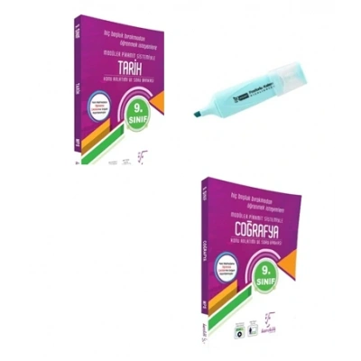 9.Sınıf Tarih Ve Coğrafya MPS Konu Anlatımı Soru Bankası (Yeni Müfredat)