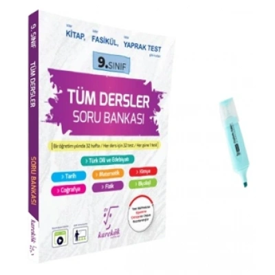 9.Sınıf Tüm Dersler Soru Bankası (Yeni Müfredat)