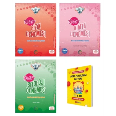 AYT IceBerg Fizik Kimya ve Biyoloji Deneme Seti