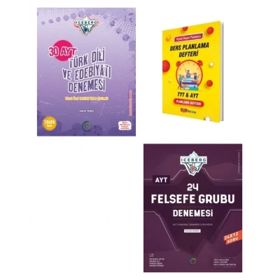 AYT IceBerg Türk Dili Edebiyatı ve Felsefe Grubu Sözel Deneme Seti