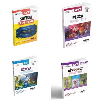 AYT Miray 3lü Sayısal Fizik Kimya Biyoloji Deneme