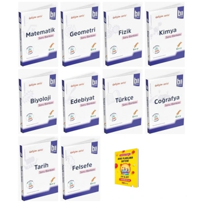 B Serisi Temel Düzey Orta Düzey Video Çözümlü Soru Bankası 10 kitap