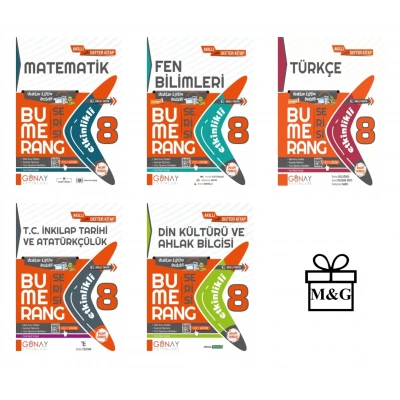 BUMERANG LGS 8. Sınıf Etkinlikli Matematik Fen Bilimleri Türkçe İnkılap Tarihi Din Kültürü