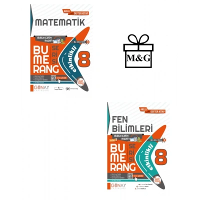 BUMERANG LGS 8. Sınıf Etkinlikli Matematik ve Fen Bilimleri