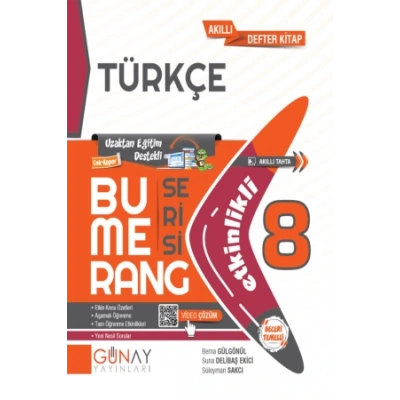 BUMERANG LGS 8. Sınıf Etkinlikli Türkçe