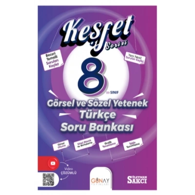 Keşfet 8. Sınıf LGS Görsel ve Sözel Yetenek Soru Bankası