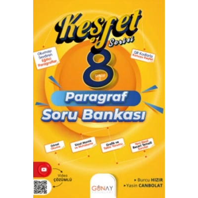 Keşfet 8. Sınıf LGS Paragraf Soru Bankası
