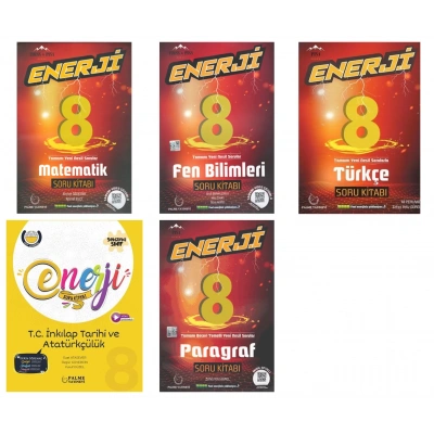 LGS 8. Sınıf Enerji Matematik Fen Türkçe İnkılap ve Paragraf Soru Bankası