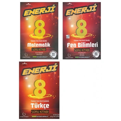 LGS 8. Sınıf Enerji Matematik Türkçe ve Fen Soru Bankası