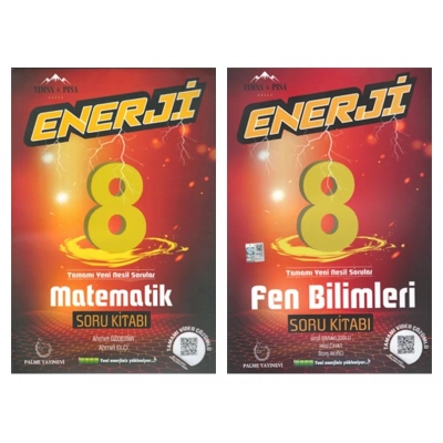LGS 8. Sınıf Enerji Matematik ve Fen Bilimleri Soru Bankası