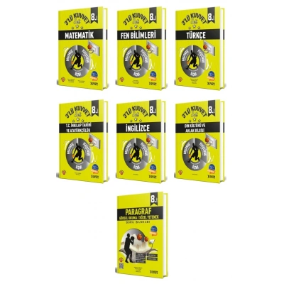 LGS 8. Sınıf İşleyen Zeka 3lü Kuvvet Serisi Seti