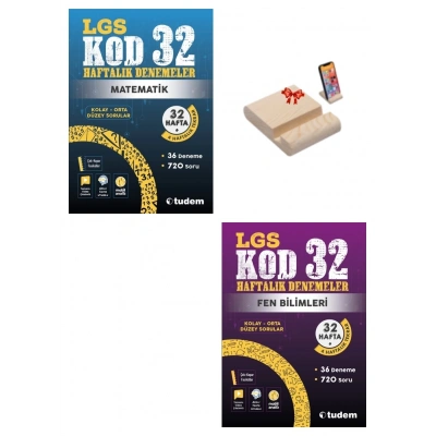 LGS 8. Sınıf Kod32 Haftalık Denemeler Matematik ve Fen Bilimleri