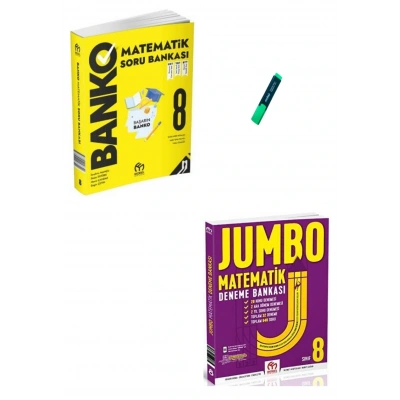 LGS 8. Sınıf Matematik Banko Soru Bankası ve Jumbo Deneme