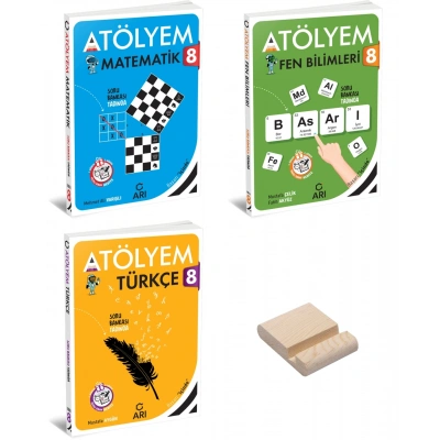 LGS 8. Sınıf Matematik Fen Bilimleri ve Türkçe Atölyem 3lü Set