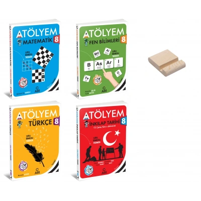 LGS 8. Sınıf Matematik Fen Türkçe ve İnkılap Atölyem 4lü Set