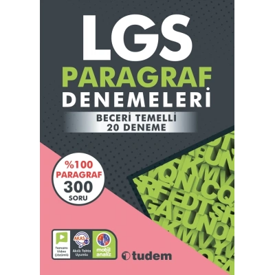 LGS 8. SINIF PARAGRAF DENEMELERİ