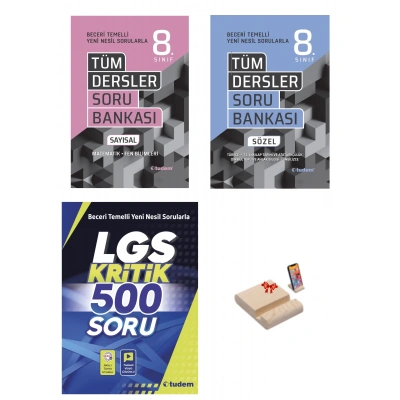 LGS 8. SINIF TÜM DERSLER SAYISAL - SÖZEL VE KRİTİK 500 SORU 3LÜ SET