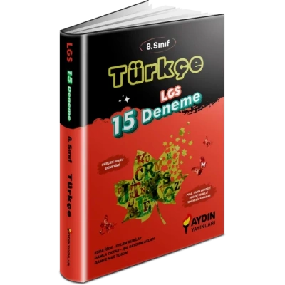 LGS 8. Sınıf Türkçe 15 Deneme