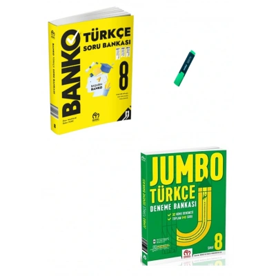 LGS 8. Sınıf Türkçe Banko Soru Bankası ve Jumbo Deneme