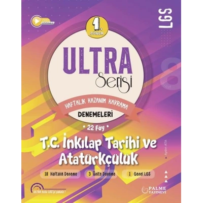 LGS 8. Sınıf ULTRA SERİSİ 1.DÖNEM TC. İNKİLAP TARİHİ VE ATATÜRKÇÜLÜK DENEMELERİ